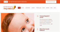 Desktop Screenshot of kinderopvangheyendael.nl